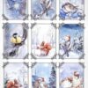 AB Studio Decoupage Rice Paper  A/4 - Winter Wildlife Scenes for Crafts