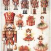 AB Studio Decoupage Rice Paper  A/4 - Nutcracker Suite Themed - 5765