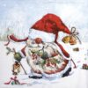 Paper Napkin - Tomte Santa