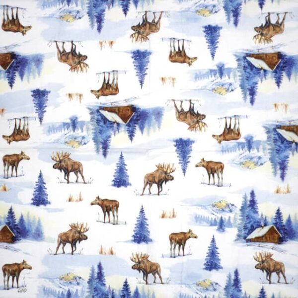 Paper Napkin - Elk landscape