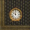 Paper Napkin - Golden Clock black gold