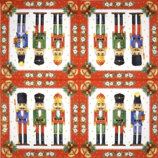 Paper Napkin - Watercolour Nutcrackers