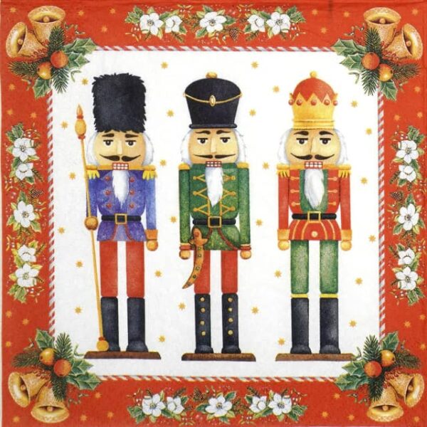 Paper Napkin - Watercolour Nutcrackers