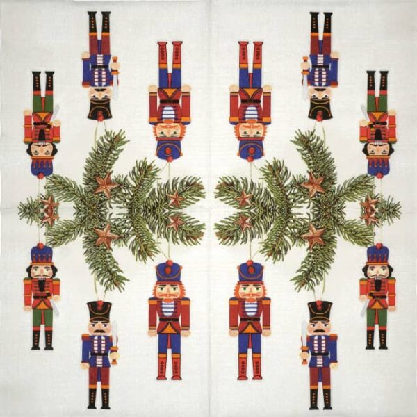 Paper Napkin - Wooden Nutcrackers