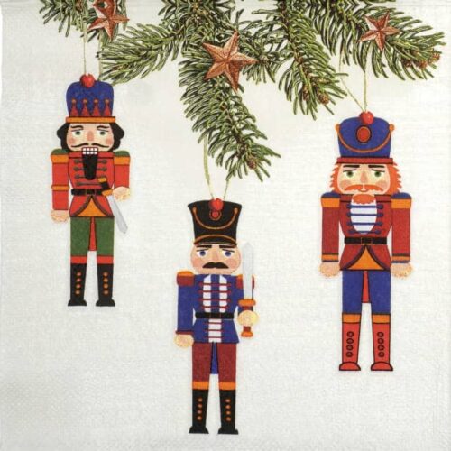 Paper Napkin - Wooden Nutcrackers