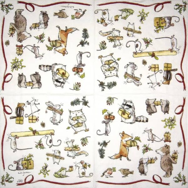 Paper Napkins - Anita Jeram: Present for you (20 pieces)