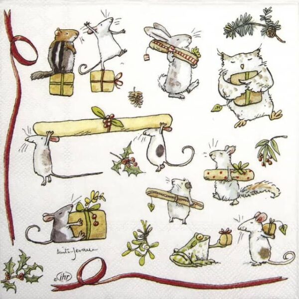 Paper Napkins - Anita Jeram: Present for you (20 pieces)