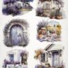 AB Studio Decoupage Rice Paper  A/4 - Rustic French Countryside - 244MV