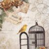 Stamperia A/4 Rice Paper - Golden Harmony Cage - DFSA4950