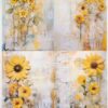 AB Studio Decoupage Rice Paper A/4 - Sunflowers - 111