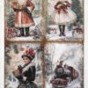 AB Studio Decoupage Rice Paper A/4 - Christmas Nostalgia - 478MV