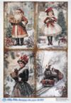 AB Studio Decoupage Rice Paper A/4 - Christmas Nostalgia - 478MV