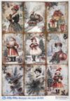 AB Studio Decoupage Rice Paper A/4 - Christmas Nostalgia - 480MV