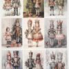 AB Studio Decoupage Rice Paper A/4 - Christmas Soldiers - 500MV