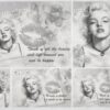 Marilyn Monroe Rice paper for decoupage