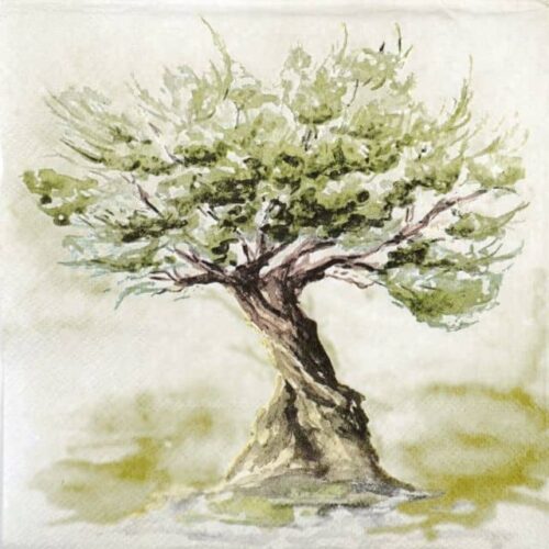 Paper Napkin - Olive tree