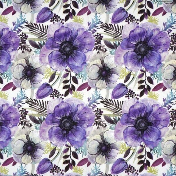 Paper Napkins - Purple Dream (20 pieces) - Image 2