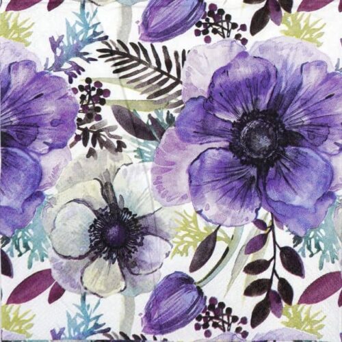 Paper Napkins - Purple Dream (20 pieces)