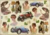 Stamperia Rice Paper 33x49cm - Vintage Cars DFS122