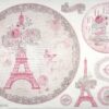 Stamperia Rice Paper 33x49cm - La Vie En Rose Tour Eiffel DFS297