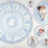 a collection of plates and plates with images of babies