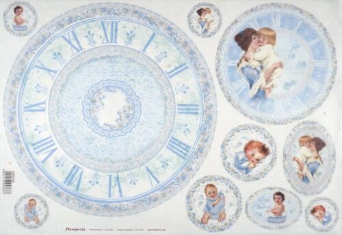 a collection of plates and plates with images of babies