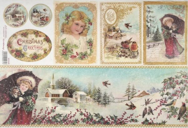 a collection of christmas cards