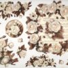 Stamperia Rice Paper 33x49cm - Winter Wood Roses DFS346