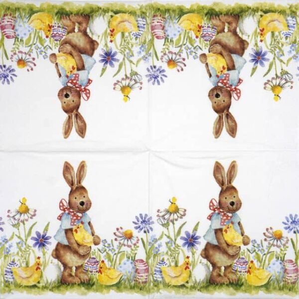 Paper Napkin -Easter Bunny