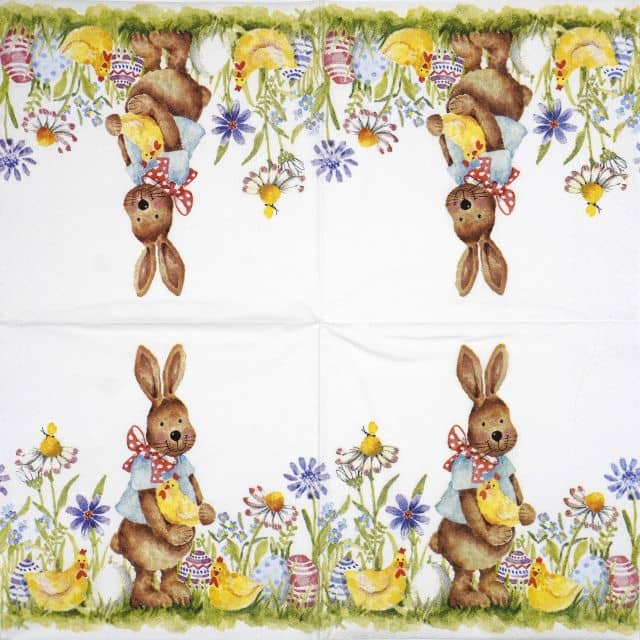 Paper Napkin -Easter Bunny