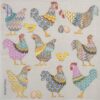 Paper Napkin - Colourful chicks