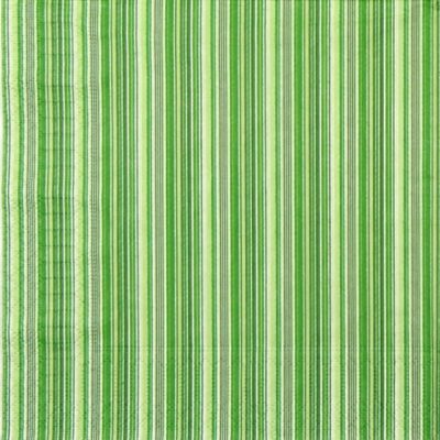 Paper Napkin - Green Striped