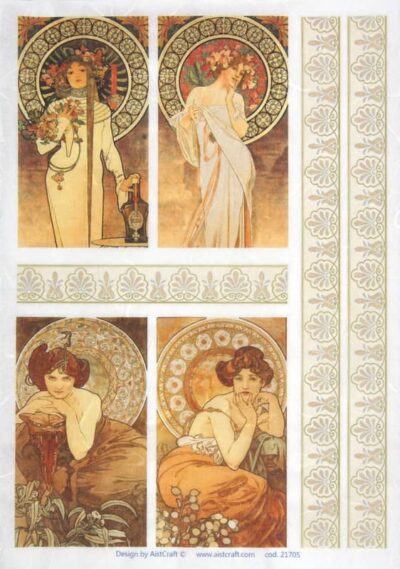 Rice Paper - Mucha Collection