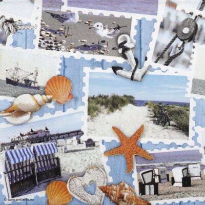 Paper Napkins - Beach memories (20 pieces)