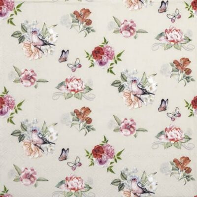Single Decoupage Napkin - Charlotte stone