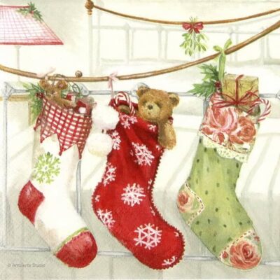 Paper Napkin - X-Mas Stocking