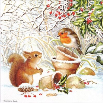 Lunch Napkins (20) - Winter Picture