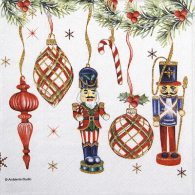 Lunch Napkins (20) - Nutcracker Decorat On