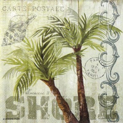 Paper Napkin - Palm Trees