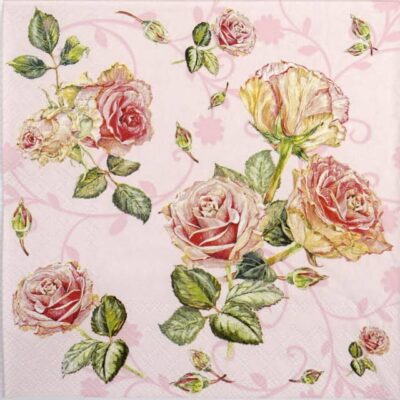 Cocktail Napkin - Rosie Rose