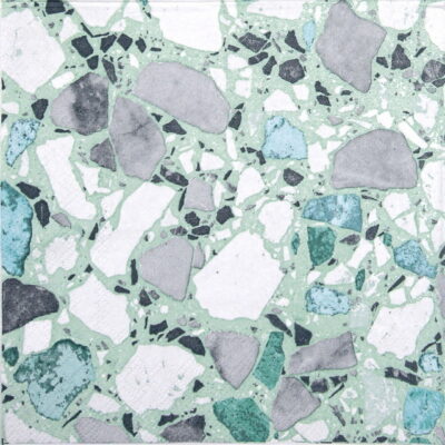 Lunch Napkins (20) - Terrazzo petrol
