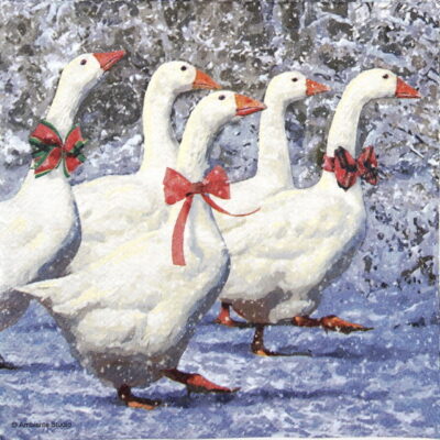 Paper Napkin - X-Mas Geese
