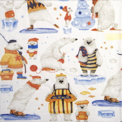 Lunch Napkins (20) - Artic Tales