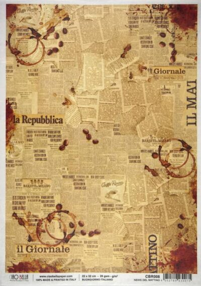 Rice Paper - News del Mattino (22 x 32cm)