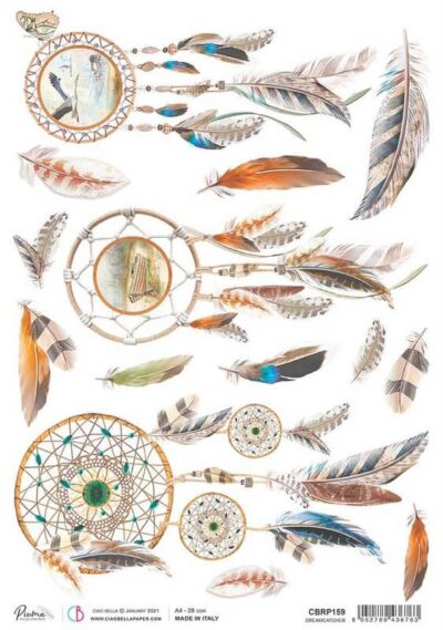 Rice Paper - Dreamcatcher - CBRP159 (22 x 32cm)