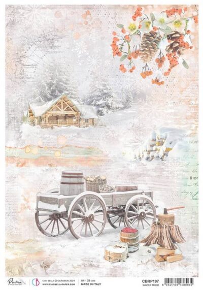 Rice Paper - Winter Mood - CBRP197 (22 x 32cm)