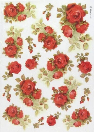 Rice Paper - Red Roses Everywhere