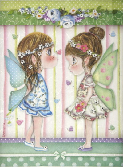 Rice Paper - Fairies with Butterflies - DFSA4413