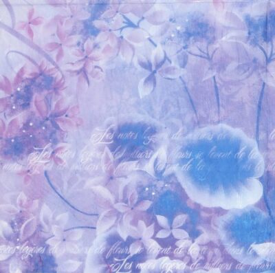 Stamperia Rice Paper - Purple Fantasy (50 x 50cm)