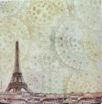 Stamperia Rice Paper - Tour Eiffel (50 x 50cm)